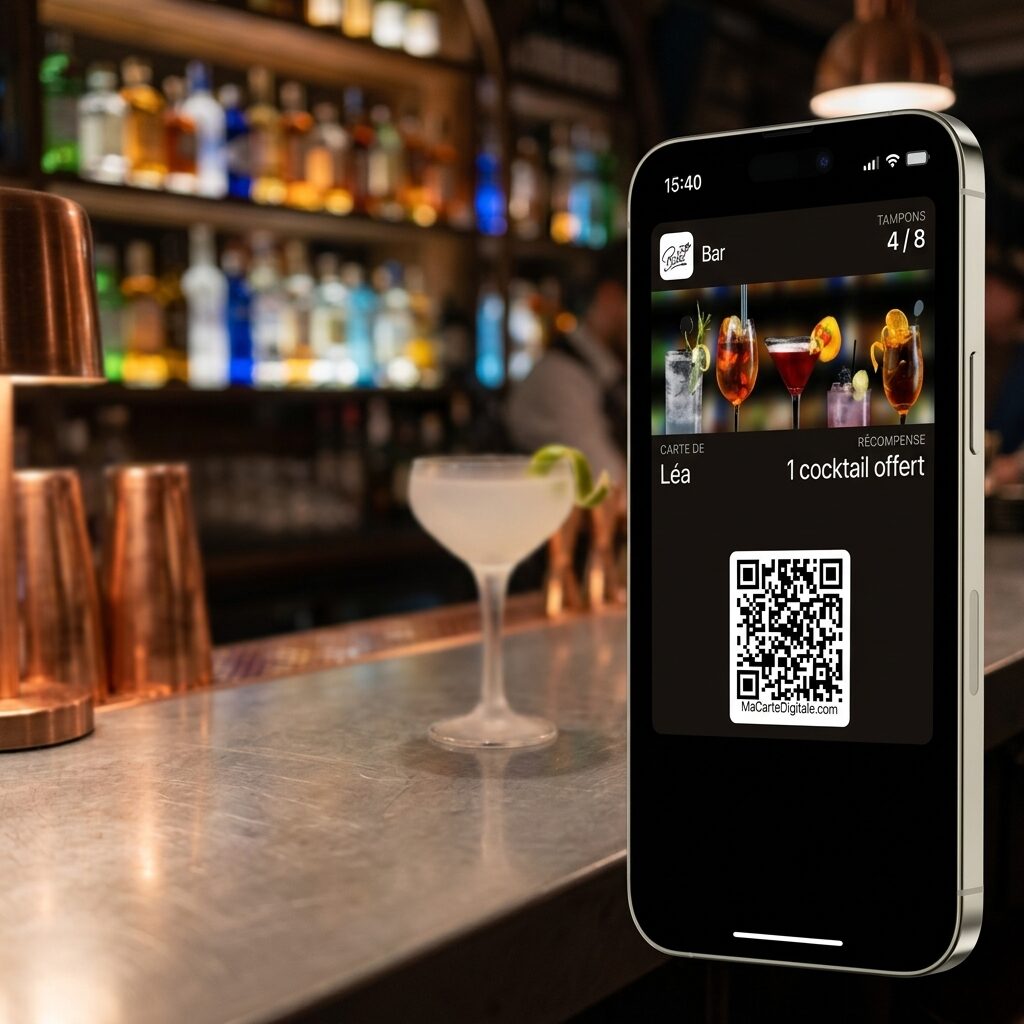 Carte de fidélité digitale pour bars & pubs