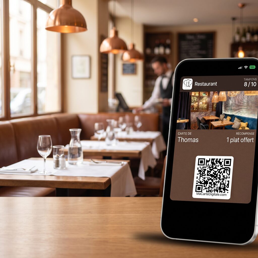 Carte de fidélité digitale pour restaurants